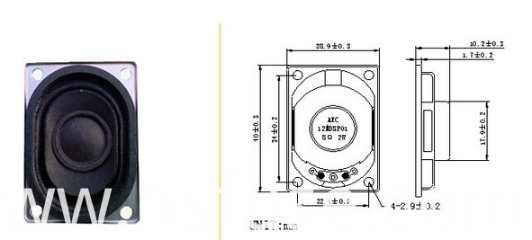 Fbsp2840 28*40mm 8ohm 2watt Speaker Cone for Notebook Tablet PC (FBELE)